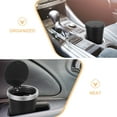 thumbnail image 2 of Miangastore PP Car Trash Can Silver Edge 2Pack 5.9In, 2 of 9