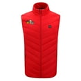 thumbnail image 2 of Odeerbi Halloween Heated Vest with 4 Heating Zones for Men Women Lightweight Winter Warm USB Rechargeable Heated Jacket Plus Size Pumpkin Print Heated Coat Red without Power Bank, 2 of 4