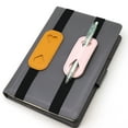 thumbnail image 2 of 5Pcs Adjustable Pen Case with Elastic Multifunctional Leather Pen Pouches for Hardcover Journal Notebook Planner, 2 of 8