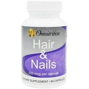 Omni Hair & Nails Dietary Supplement, 60 Capsules