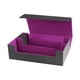 thumbnail image 5 of Caja para baraja de cartas coleccionables, resistente, estándar, premium, contenedor para naipes negro morado, 5 of 9