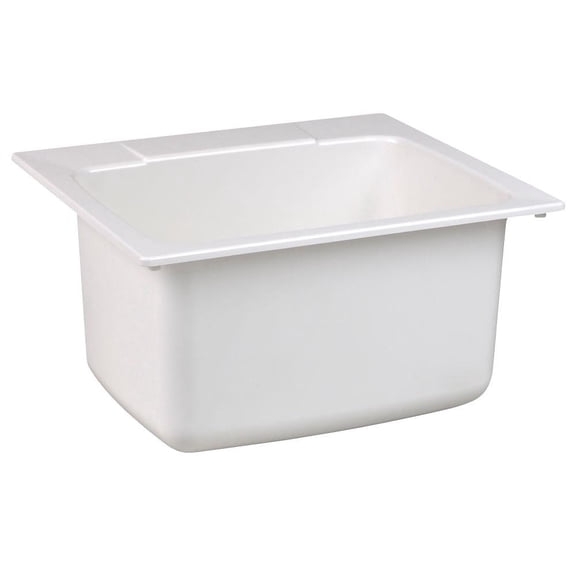 mustee 10c utility sink, 22 x 25-inch, inch inch, white
