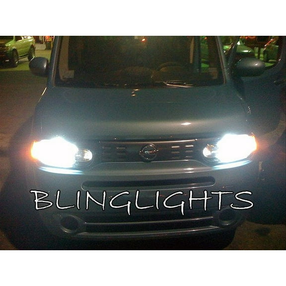 For 2009 2010 2011 Nissan Cube Bright White Bulbs for Headlamps Headlights Head Lamps Lights