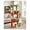 Christmas Red, variant on Cat Tree Tower with Mushroom Scratcher, Large Hammock & Condo - Multi-Level Cat Tree for Indoor Cats, Small Space, Cute Pastel Design