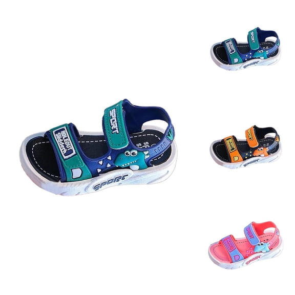 Toddler Sandals and Girls Beach Slides for Kids, Breathable Lightweight Casual Outdoor Summer Shoes for Daily Wear and School Play