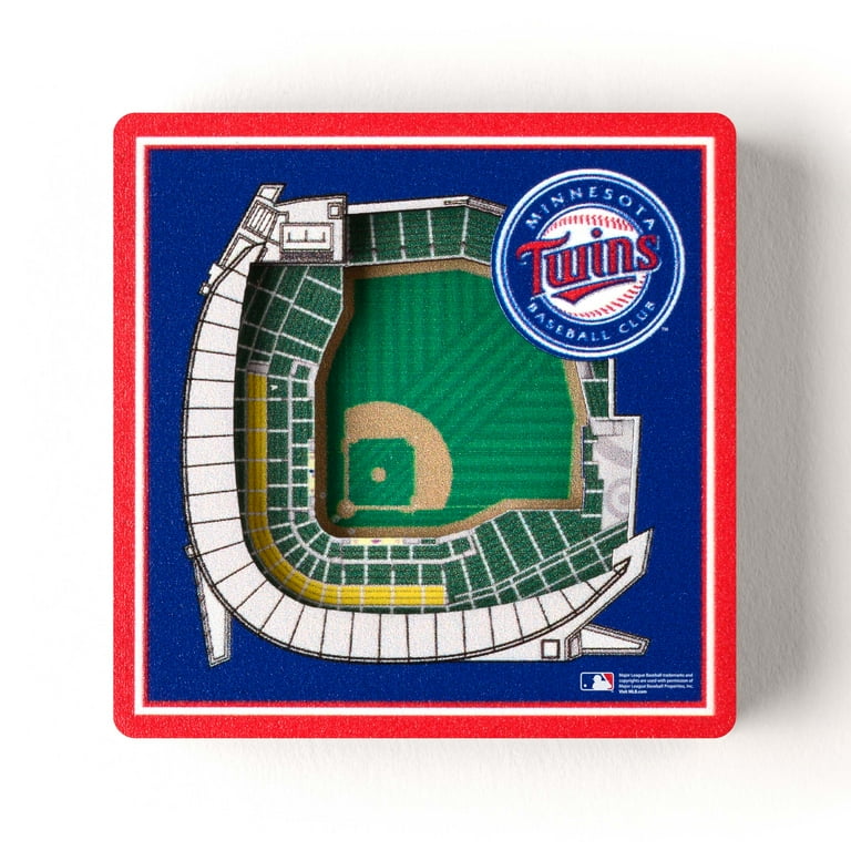 YouTheFan MLB Minnesota Twins 3D StadiumView Magnet - Walmart.com