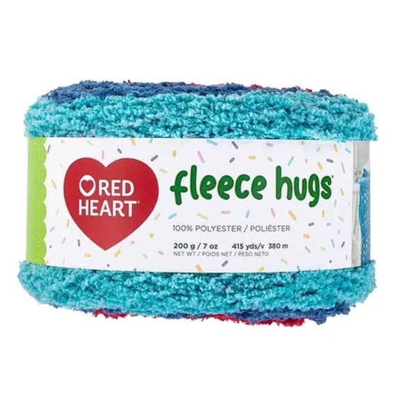 Airplane Red Heart Poliester Fleence 07015