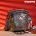 thumbnail image 7 of Montana West Crossbody Purses and Handbags for Women Medium Size Double Compartments with Adjustable Guitar Strap 10.63'' H, 7 of 7