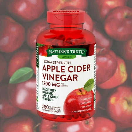 Nature's Truth Apple Cider Vinegar (180 ct.) - Walmart.com