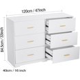 thumbnail image 2 of Zzistar Chest of Drawers with 6 Drawers, Modern Drawer Dresser Durable Structure with Deep Drawers,Anti-Tipping Device for Home, 2 of 4