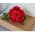 thumbnail image 2 of (Red Color) Artificial Foam Roses w/Stem - Centerpieces Arrangements Baby Shower DIY Wedding Bouquets Party Home Decorations, 2 of 3