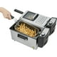 thumbnail image 5 of Tesslux 2x3L Deep Fryer with Basket - 3000W Dual Zone Electric Deep Fryer for Home Use with Lid, Stainless Steel, Adjustable Temperature, Overheat Protection, 5 of 5