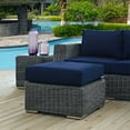 thumbnail image 3 of Ergode Summon Outdoor Patio Sunbrella Ottoman - Canvas Navy, 3 of 3