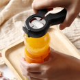 thumbnail image 4 of Abridor de botellas 6 en 1, abridor de botellas todo en uno, abridor de latas, refrescos y botellas, tapa giratoria, abridor de frascos para personas mayores y manos artríticas, personas mayores con artritis brillar Electrónica, 4 of 5