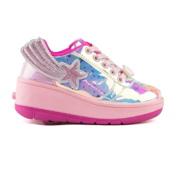 Tenis Patín Speed Rollers Color Rosa Para Niña Talla 19 Walmart