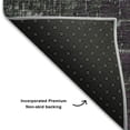 thumbnail image 4 of Addison Rugs Mayfield Premium Machine Washable Transitional Ombre Purple Round Rug, 8' x 8', 4 of 4