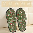 thumbnail image 2 of Fotbe Christmas Hat sock Pantuflas Peludas para Mujer con Estampado, Zapatillas de Peluche, Zapatos de Invierno para Casa, Uso Interior y Exterior-Large, 2 of 8