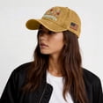 thumbnail image 7 of Minjewel Unisex 250th USA Anniversary Adjustable Hat Patriotic Vintage Baseball Cap Distressed Washed For July 4th Celebration,Yellow, 7 of 7