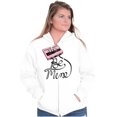 thumbnail image 4 of Be Mine Funny 1980s Valentines Day Zip Hoodie Sweatshirt Women Brisco Brands M, 4 of 6