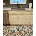 thumbnail image 2 of Yorkie Yorkshire Terrier The Chef Memory Foam Kitchen Mat, 2 of 5