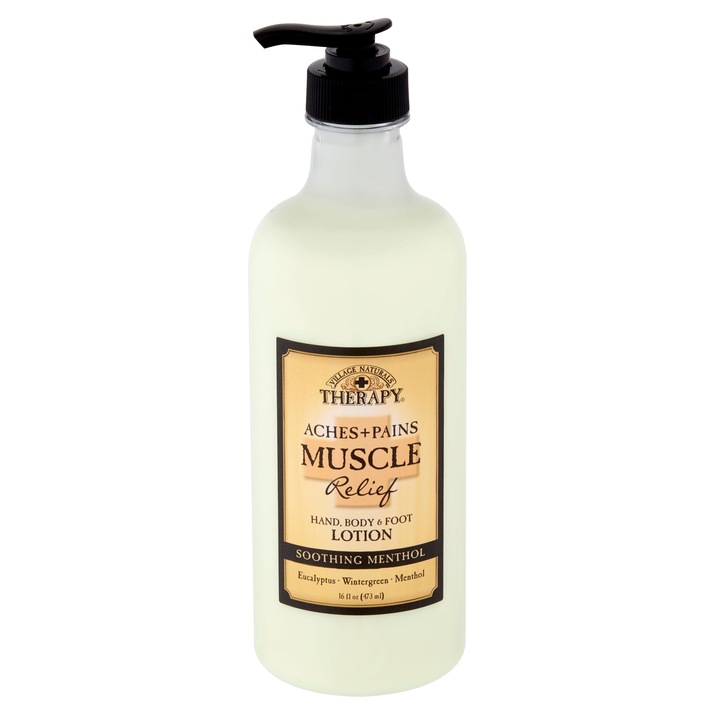 Village Naturals Therapy Aches + Pains Muscle Relief Hand, Body & Foot