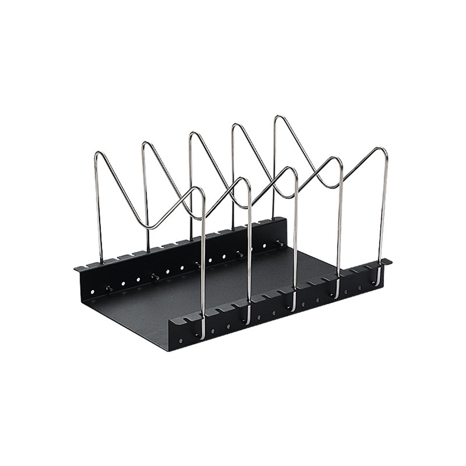 Kitchen Pan & Pot Storage Rack Expandable Pan Organizer Rack for