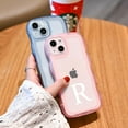 thumbnail image 4 of TIANLI Compatible with iPhone 13 Case: A-Z Initials Personalized Apple iPhone 13 Case for Girl, Kawaii Stylish Protective iPhone 13 Case for Women - Pink I, 4 of 7