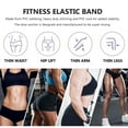 thumbnail image 4 of CRILSTYLEO 2Pcs Black Door Anchor Elastic Band with Heavy Duty Stitching for Home Workout Resistance Training, 4 of 8