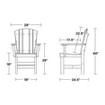thumbnail image 2 of Wildridge Heritage Dining Arm Chair, Cherrywood - Outdoor Weather Resistant Recycled Plastic Furniture for Patio, 2 of 2