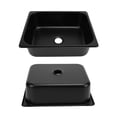 thumbnail image 1 of RV Bathroom Sink, 320 X 260 X 100mm RV Sink Large Capacity Embedded Installation 304 Stainless Steel  for Yacht, 1 of 7