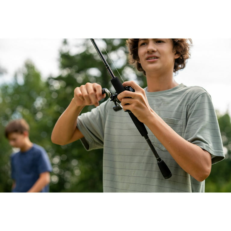 Abu Garcia 6'6” Gen Ike Youth Fishing Rod and Reel Baitcast Combo 