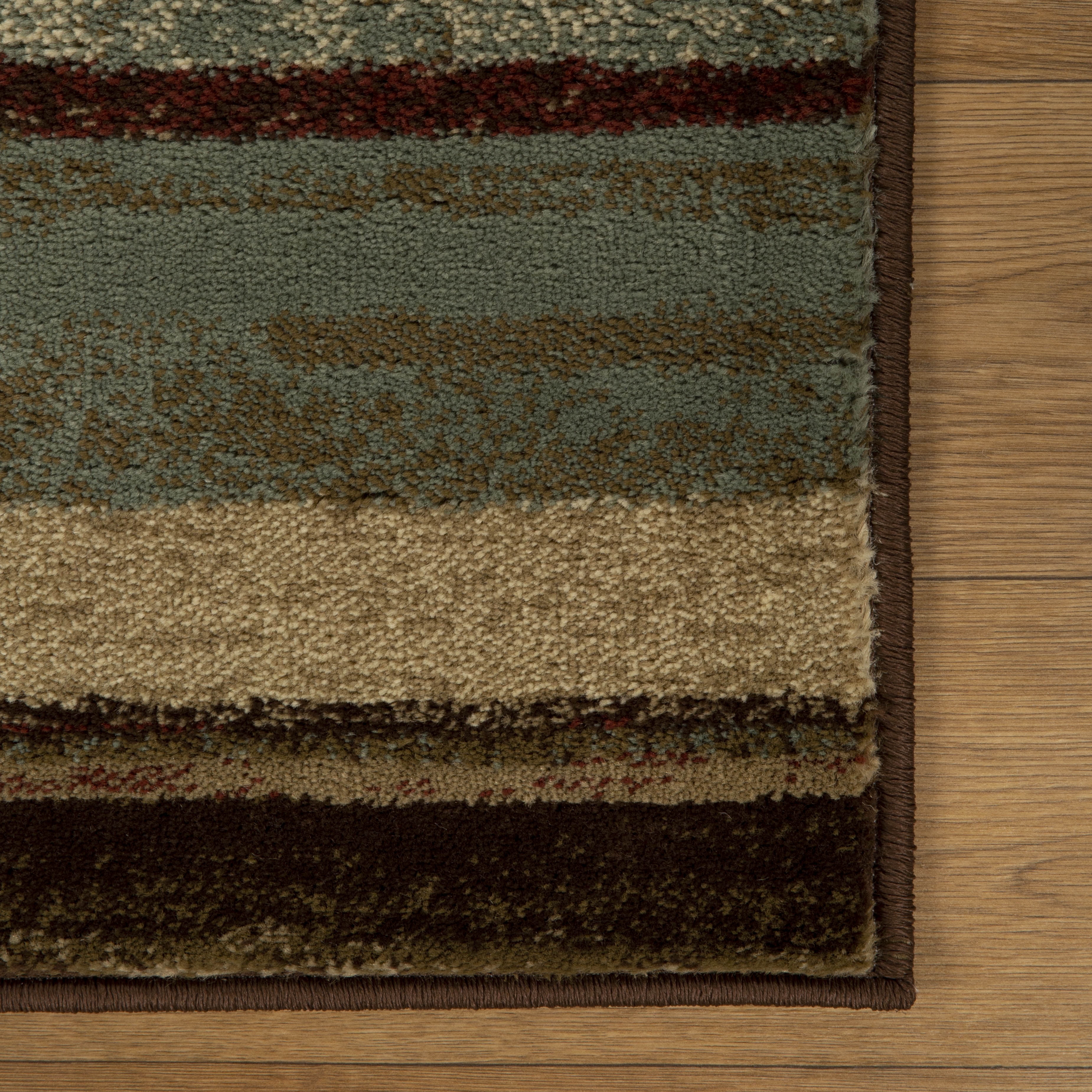 Superior Fulgor Abstract Lines Indoor Area Rug, Maroon, 7' x 9'