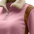 thumbnail image 6 of Quarter Zip Pullover Womens Fall Sweatshirt Fleece Collared Sweatshirts Tops Jacket Casual Long Sleeve Shirt with Pocket Fall Outfits Trendy 2025, 6 of 7