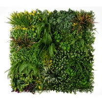 SHZOND 40"x40" Artificial Boxwood Mat Wall Hedge Decor Privacy Fence Panel Grass