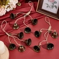 thumbnail image 4 of 6 Pcs Bells DIY for Door Knob Bells Door Knob Hanger Bell Wind Chimes Hanging Bells with Rope DIY for Witchy Room Home Decor Witchy Gifts, 4 of 6