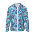 thumbnail image 2 of Lsque Wls And Flowers UPF 50+ Lightweight Sun Protection Men's Women's Long Sleeve Shirt, Hoodie Performance -X-Large, 2 of 9