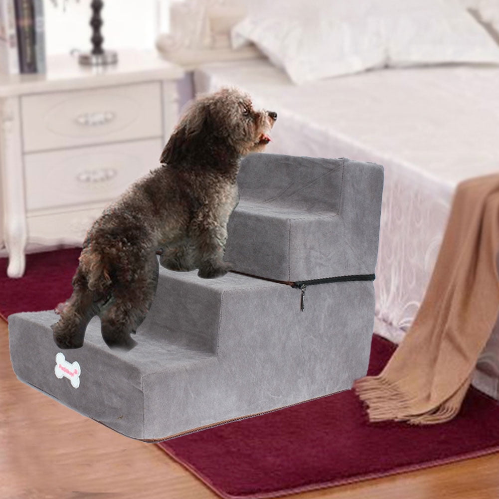 Large 4Dog Step Portable Pet Stairs Removable Washable Stairs for Dog Cat Climbing Walmart Canada