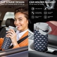 thumbnail image 5 of Modern 30oz Handheld Travel Tumbler with Handle – Double Wall Stainless Steel Insulated Cup, Flip Straw Lid, Leak-Proof & BPA-Free for Hot and Cold Drinks – Durable Coffee & Juice Mug White, 5 of 7