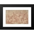 thumbnail image 2 of Nicola Marcola 14x11 Black Modern Framed Museum Art Print Titled - Scene from Ancient History (1738-70), 2 of 5