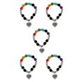 thumbnail image 3 of Qarigey curativa de chakras con piedras naturales para la paz interior Pulseras de chakras Cristales de chakras 10 mm Type2 NO2, 3 of 6