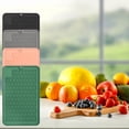 thumbnail image 4 of Unique Bargains Silicone Dish Drying Mat Set, 11.8' x 7.9' Dish Drain Pad Heat Resistant Suitable for Kitchen-Gray, 4 of 5