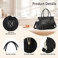 thumbnail image 5 of Holuxer Large Lunch Bag for Women Adult Lunchbox Purse for Work, 14L Leakproof Cooler Lunchbag Box for Woman Picnic Beach, Insulated Tote Bags (Black), 5 of 8