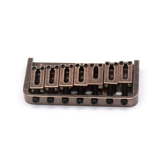 KD By AxLabs 7-String Hardtail Bridge - String-Through-Body, 4-Screw Mount, 10.5 mm Spacing