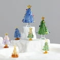 thumbnail image 3 of Brushed Glass Ornaments, Wire-wrapped Christmas Tree Desktop Decorations, Gifts, 3 of 5