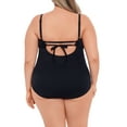 thumbnail image 2 of Time and Tru Women’s Plus Keyhole Front One Piece Swimsuit, 2 of 4