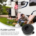 thumbnail image 3 of Niceauty Locking Flush Latch Black Uv Stabilized Plastic Marine Latch for Doors, 3 of 5