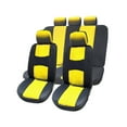 thumbnail image 5 of WHAMVOX Universal Car Seat Covers Protect and Enhance Cloth Yellow Full Set with Detachable Headrests Easy to Install Fits Most Seats, 5 of 8