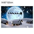 thumbnail image 1 of EIMELI Décor de Fête Fond en Tissu Anti-Rides Lavable pour Studio Photo de Noël, 1 of 10