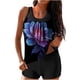thumbnail image 1 of Traje de baño de dos piezas para mujer, trajes de baño para mujer, traje de baño de dos piezas de moda con estampado y cintura alta para mujer, 1 of 5