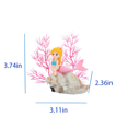 thumbnail image 2 of Coral Resin Aquarium Decor with 4 Realistic Seaweed Plants – Fish Tank Ornament for Home, Office, or Marine Theme Decor, 2 of 6